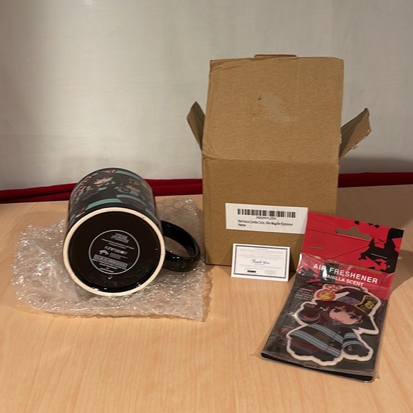 Fire Force Ceramic Coffee Mug/Vanilla Air Fresher. - Picture 6 of 8